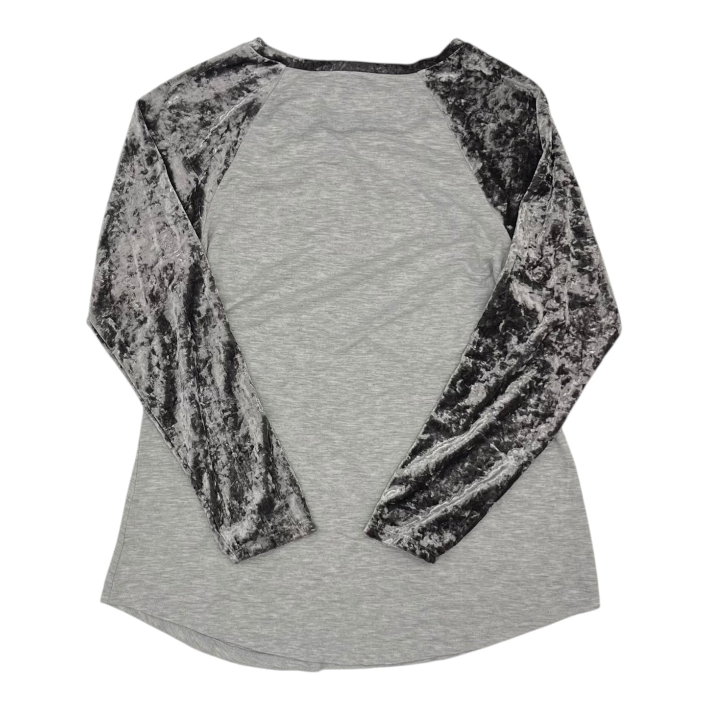Top Ls By Clothes Mentor In Grey, Size:M