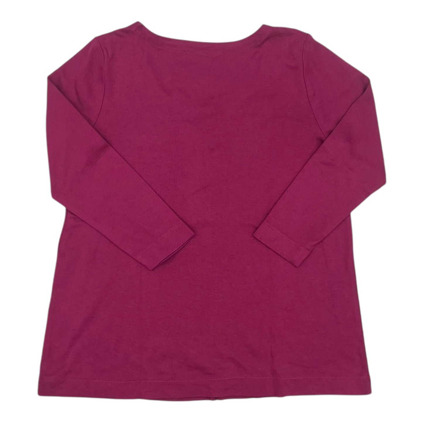 Top 3/4 Sleeve By J. Jill In Pink, Size:S