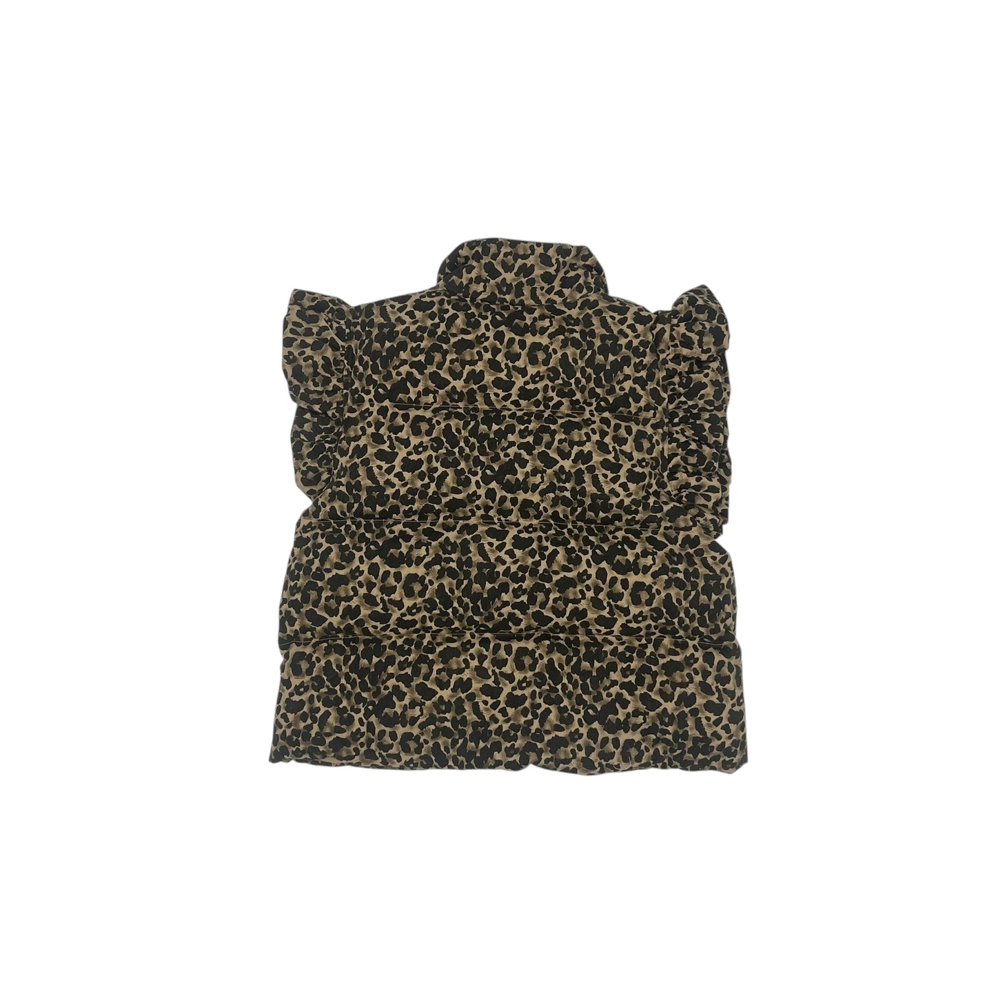 Vest Puffer & Quilted By Jodifl In Leopard Print, Size:M