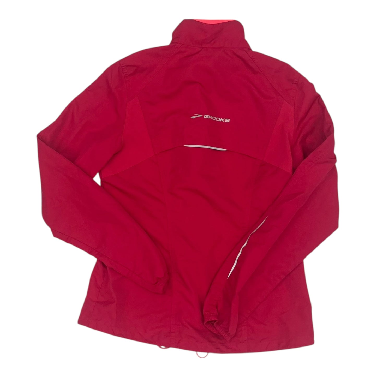 Athletic Jacket By Brooks In Pink, Size:S
