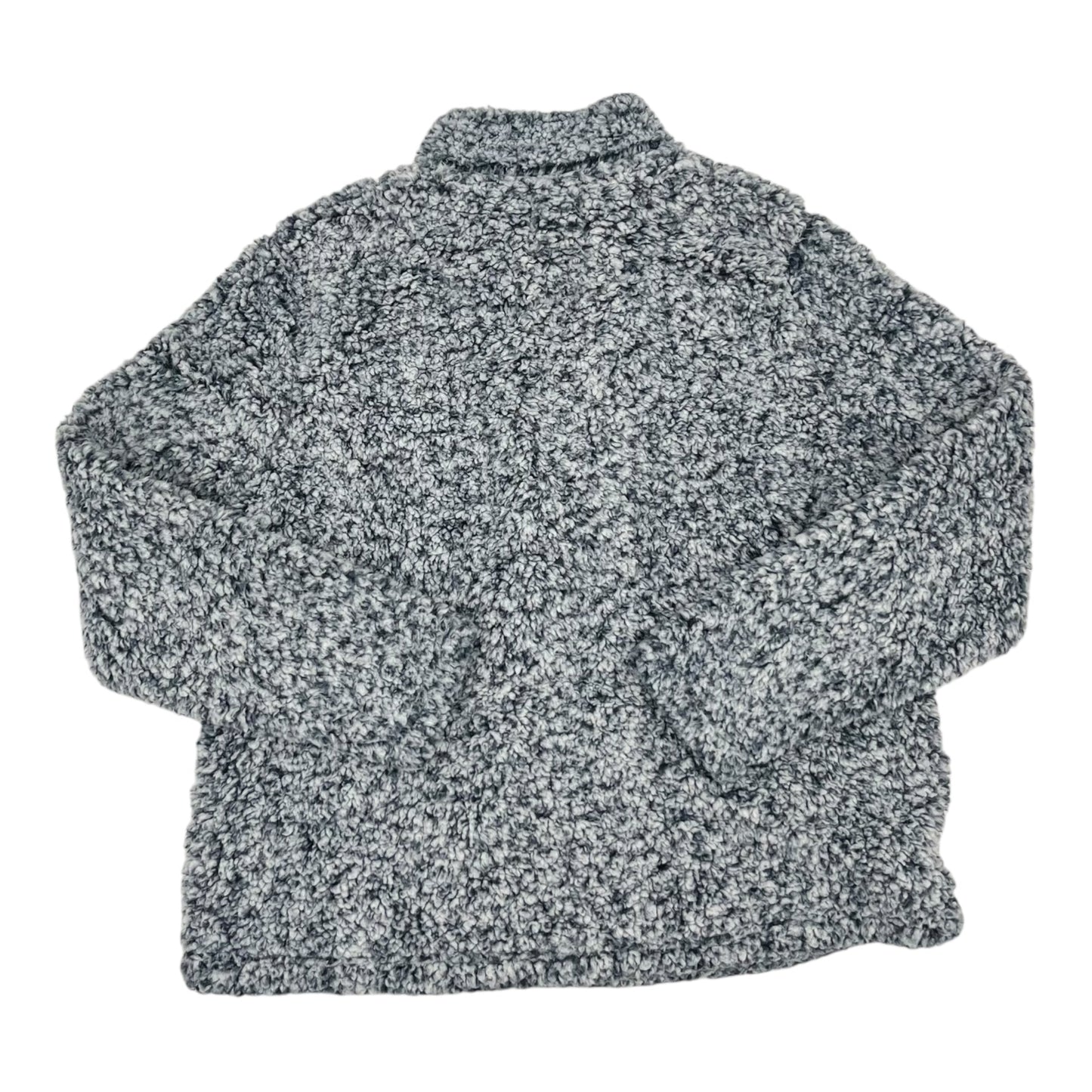 Jacket Faux Fur & Sherpa By Time And Tru In Blue & White, Size:Xl