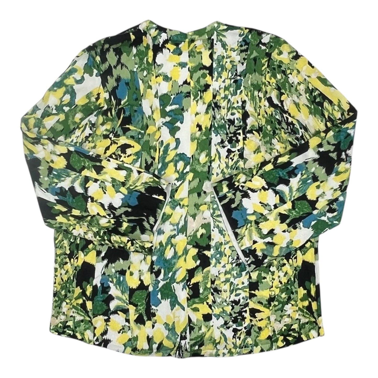 CARDIGAN by CHICOS In GREEN & YELLOW, Size: XL