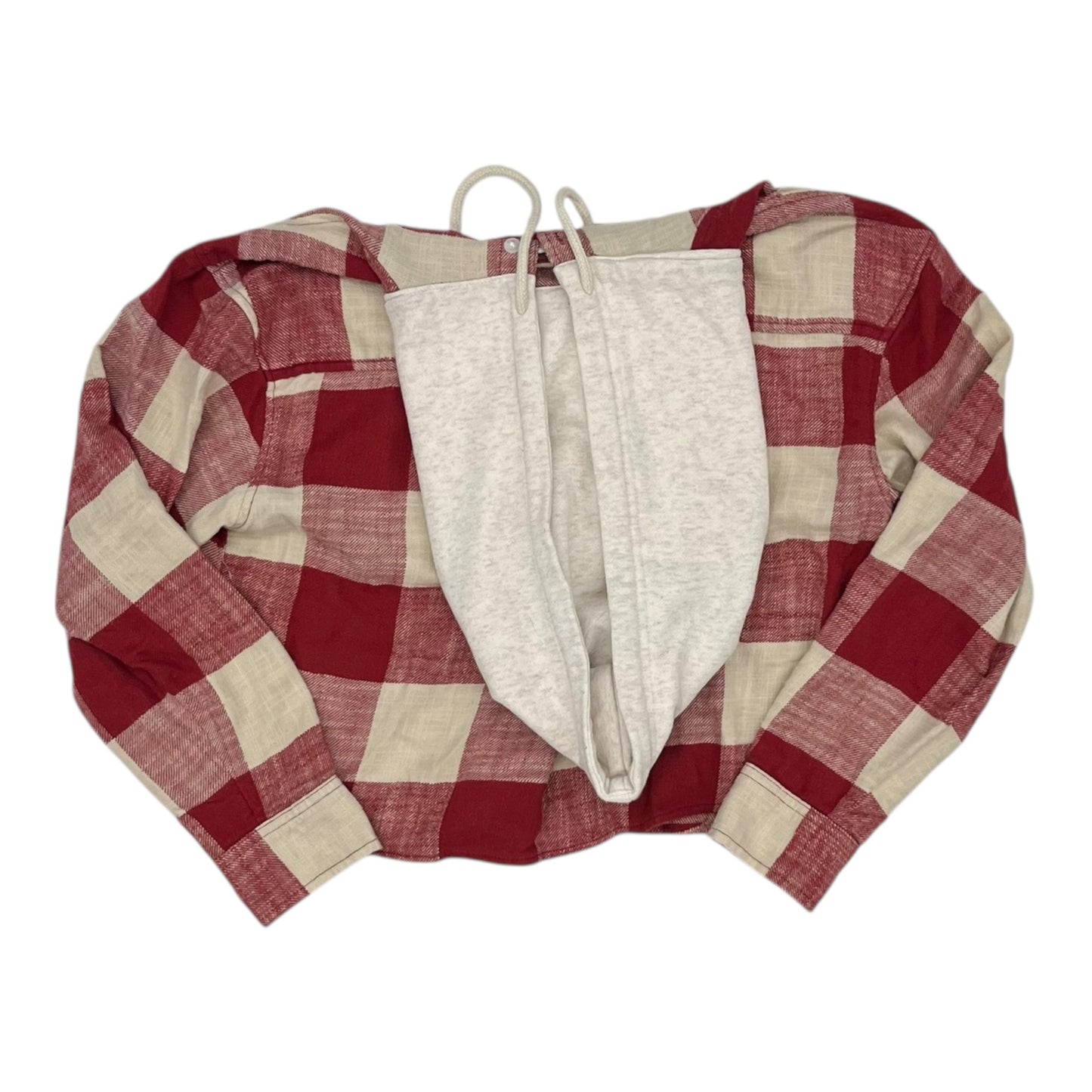 Top Ls By American Eagle In Cream & Red, Size:S