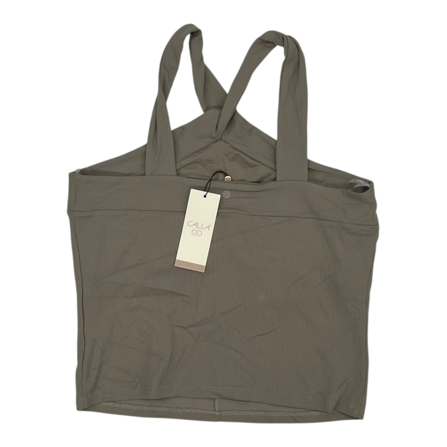 Athletic Tank Top By Calia In Tan, Size:L