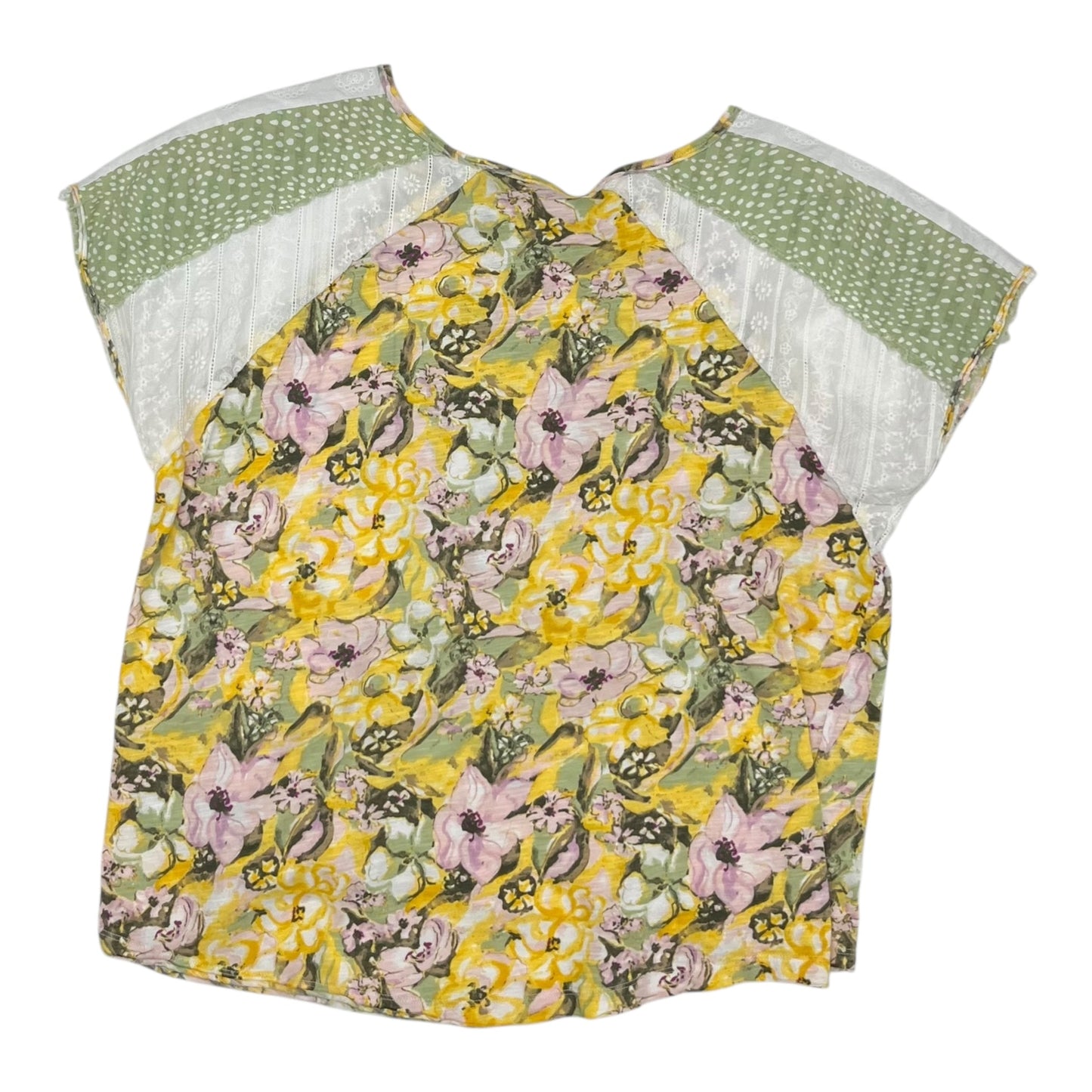 Top Ss By Cato In Yellow, Size:1X