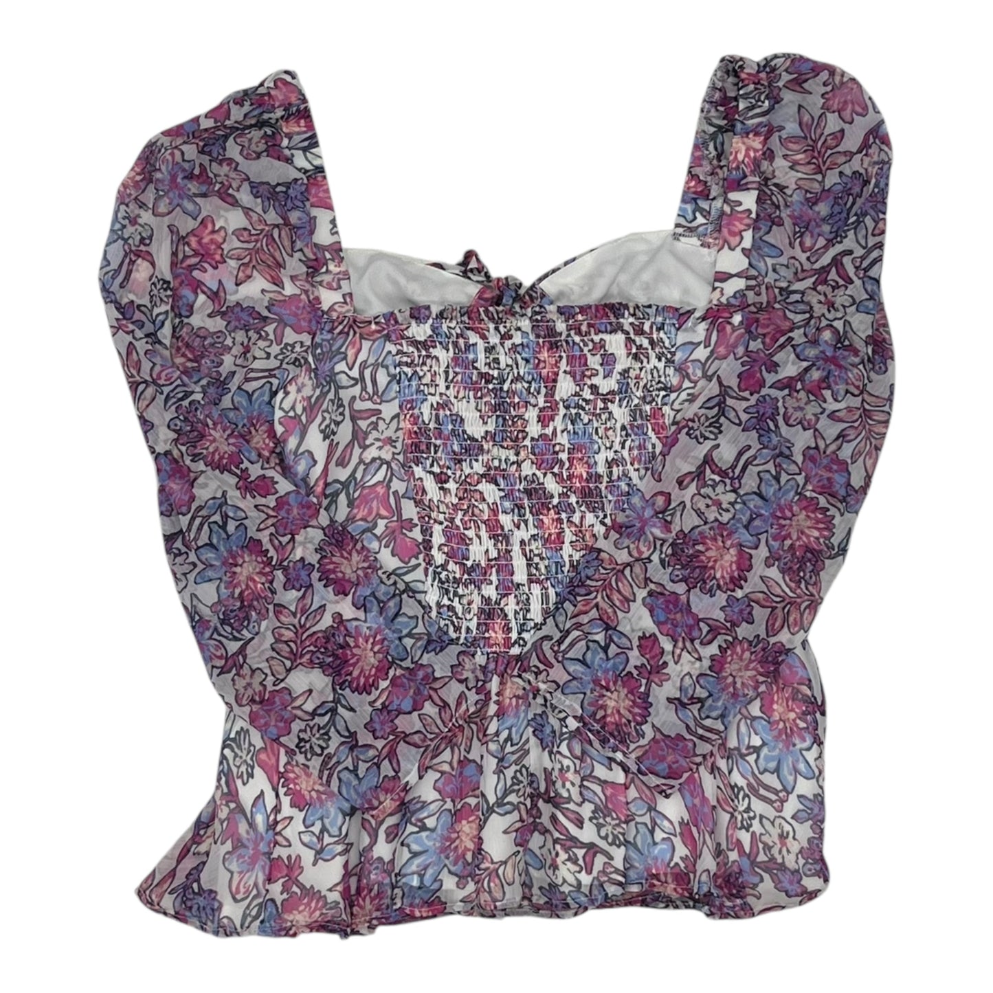 Blouse 3/4 Sleeve By French Connection In Purple, Size:S