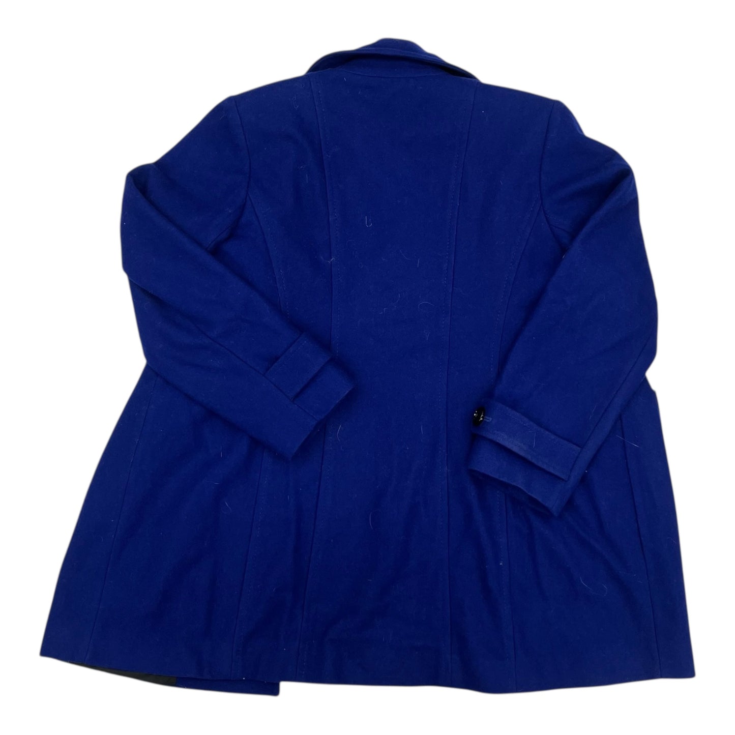 Coat Peacoat By Anne Klein In Blue, Size:Xl