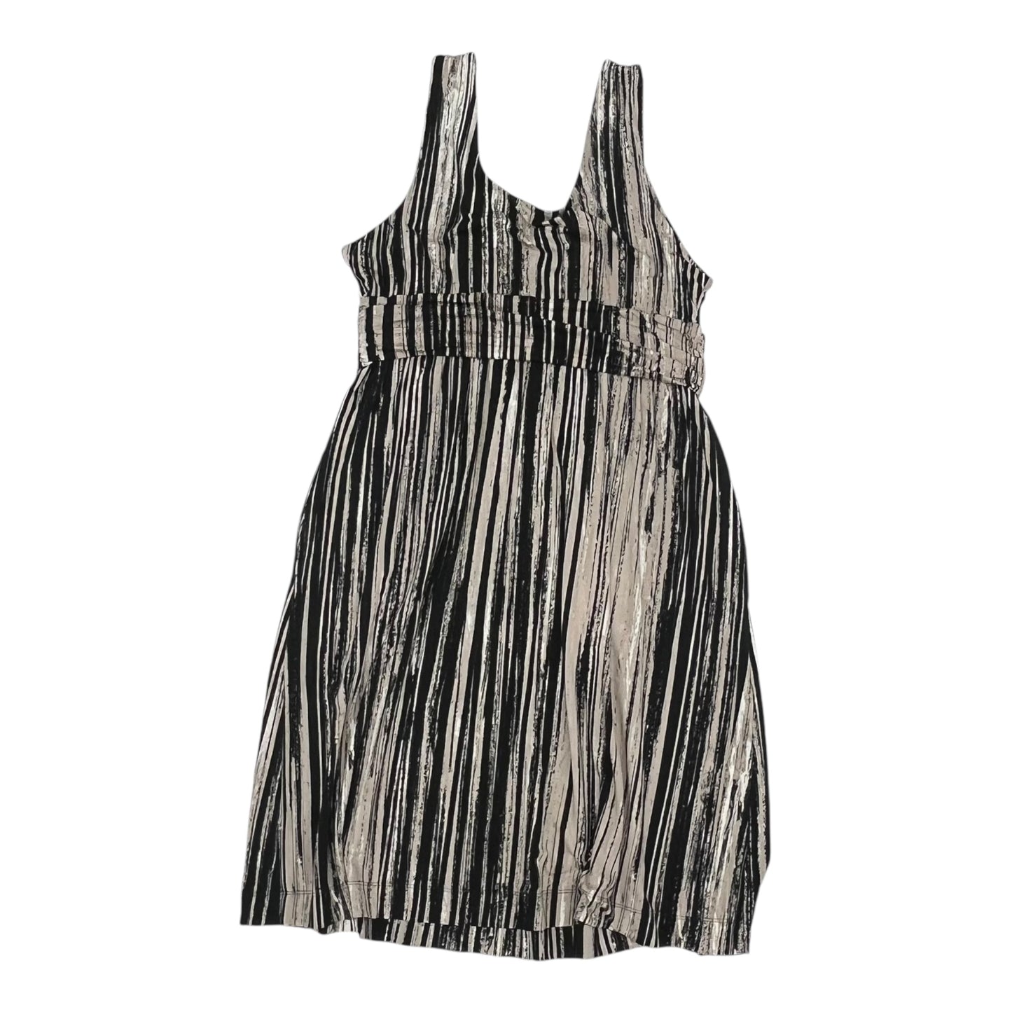 Dress Casual Midi By Soma In Black & Brown, Size:L