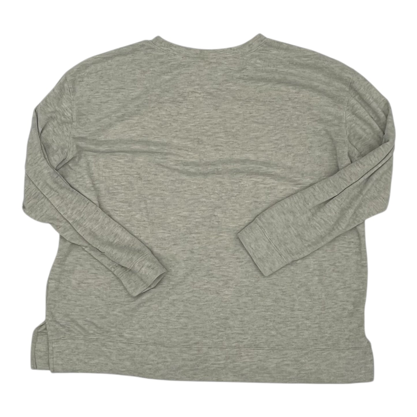 Athletic Top Ls Crewneck By Clothes Mentor In Tan, Size:Xl