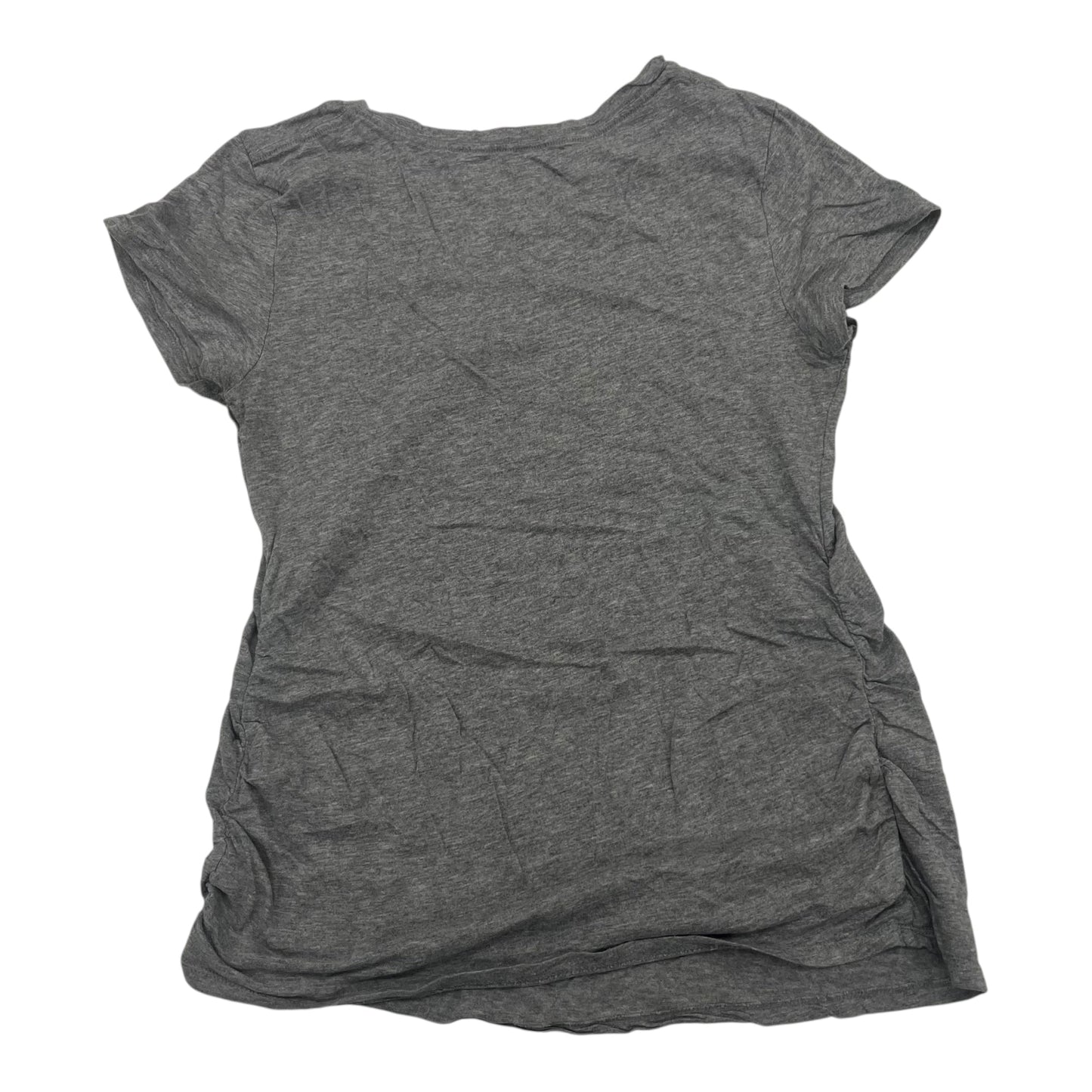 Mat Top Ss By Isabel Maternity In Grey, Size:M