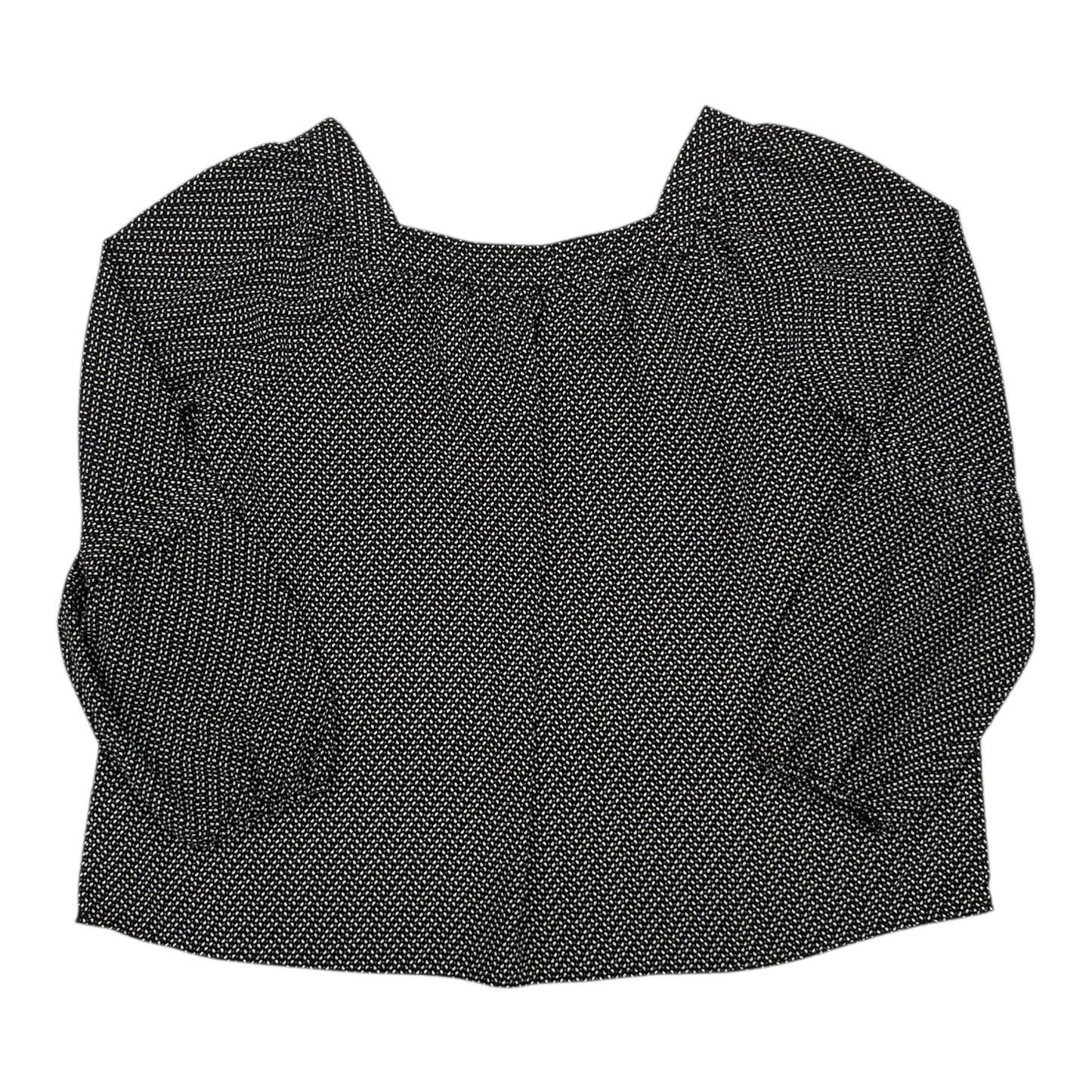 Blouse Ls By Lc Lauren Conrad In Black, Size:2X