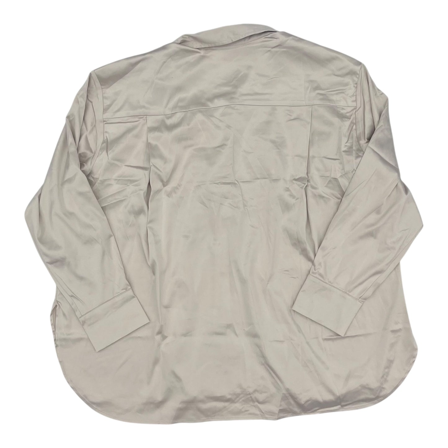 Blouse Ls By Lane Bryant In Tan, Size:2X