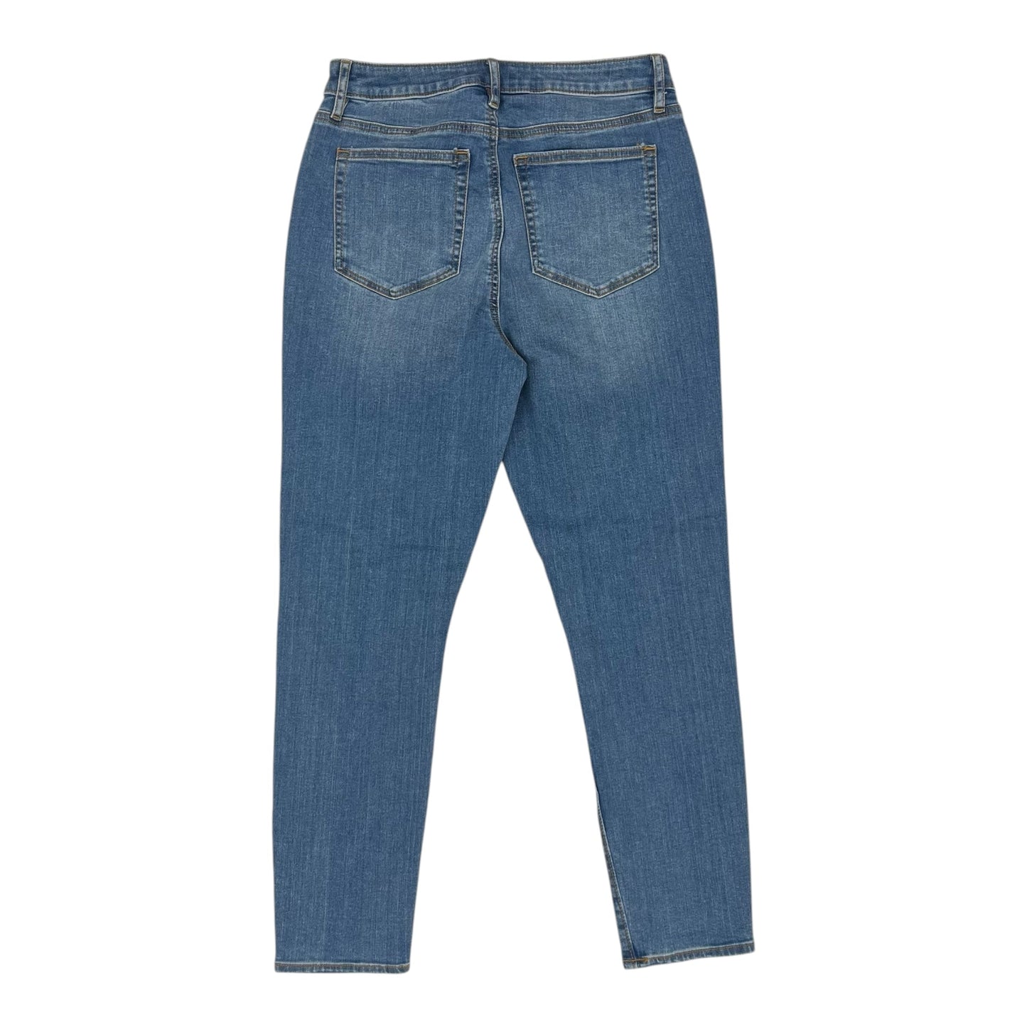 Jeans Skinny By Loft In Blue Denim, Size:8