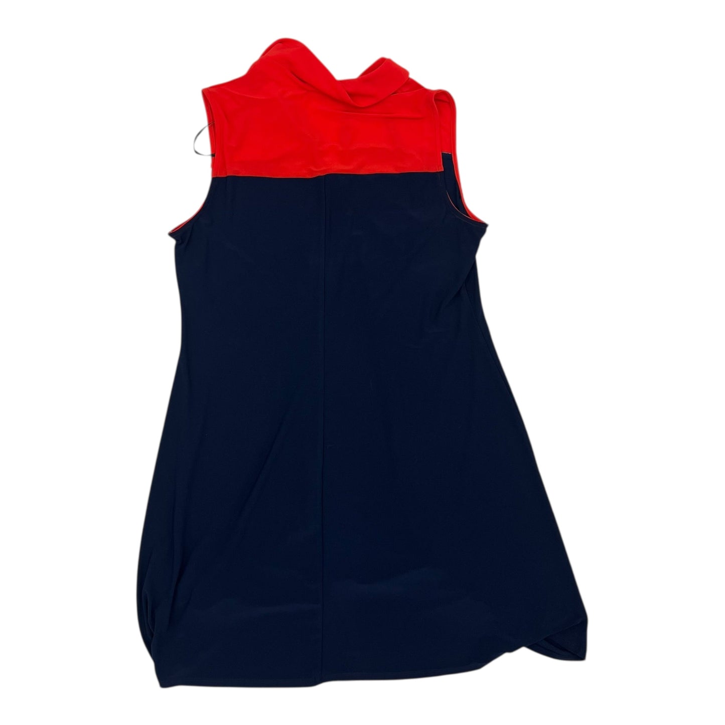Dress Casual Midi By Roz And Ali In Blue & Red, Size:Xl