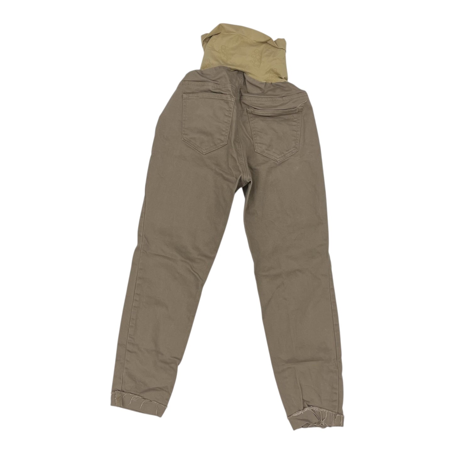 Mat Jeans By Jessica Simpson Maternity In Brown Denim, Size:S