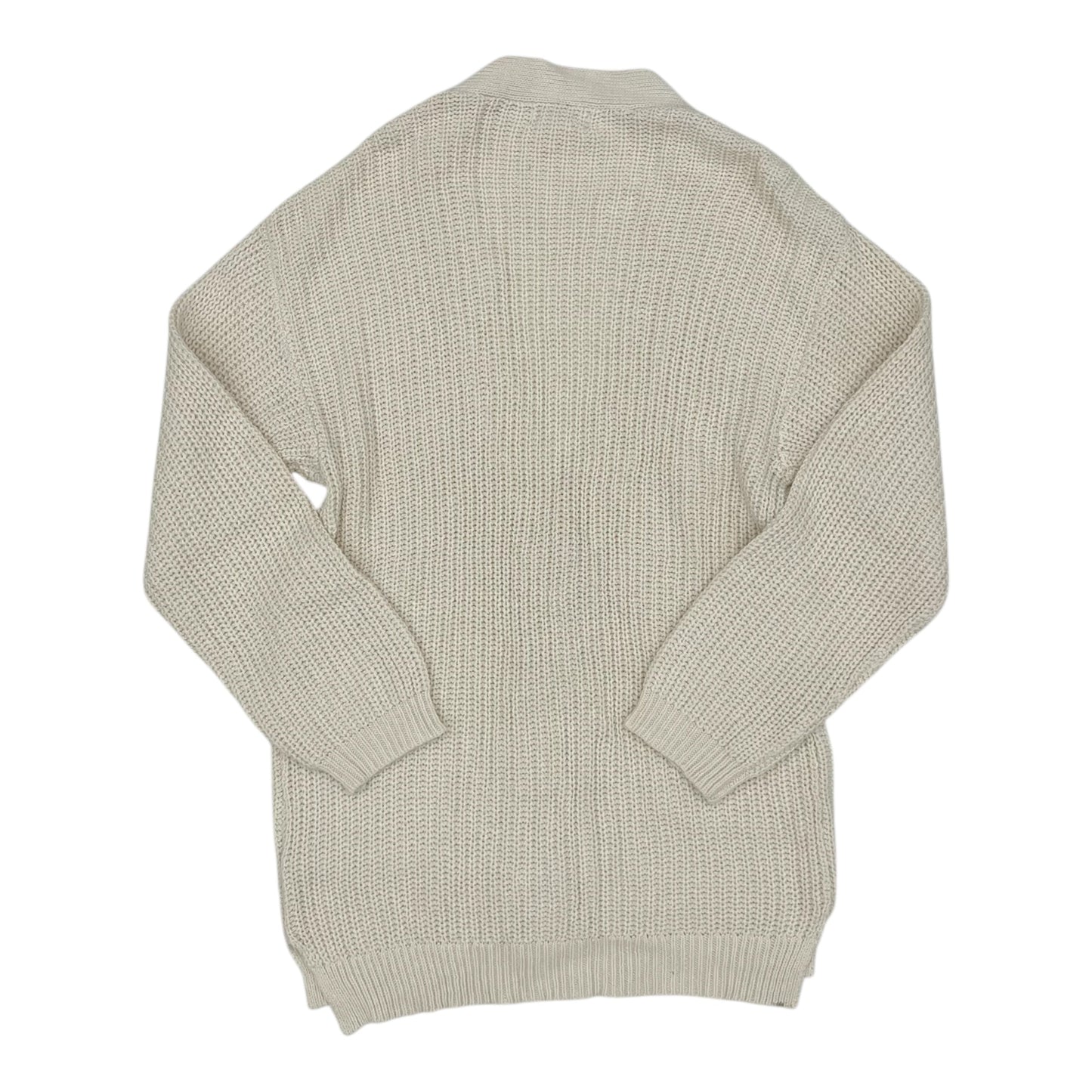 Sweater Cardigan By Jessica Simpson In Cream, Size:L