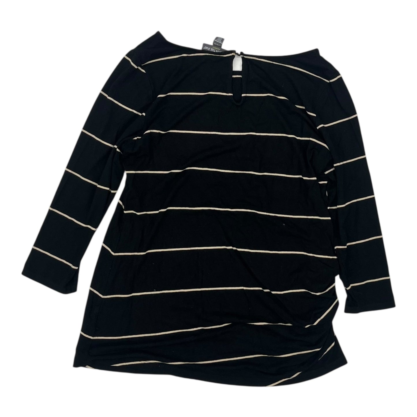 Mat Top Ls By A Pea In The Pod In Black & Cream, Size:L