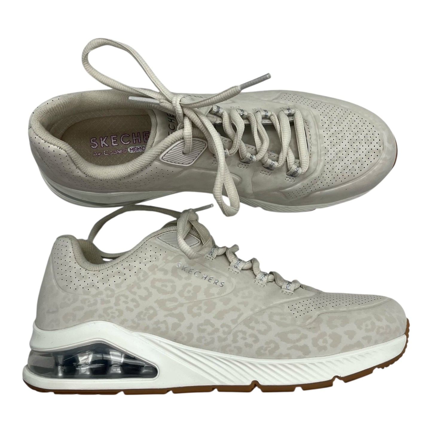 Shoes Sneakers By Skechers In Cream, Size:9