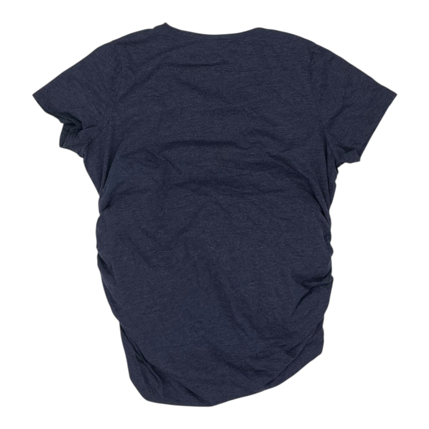 Mat Top Ss By Motherhood In Blue, Size:2X