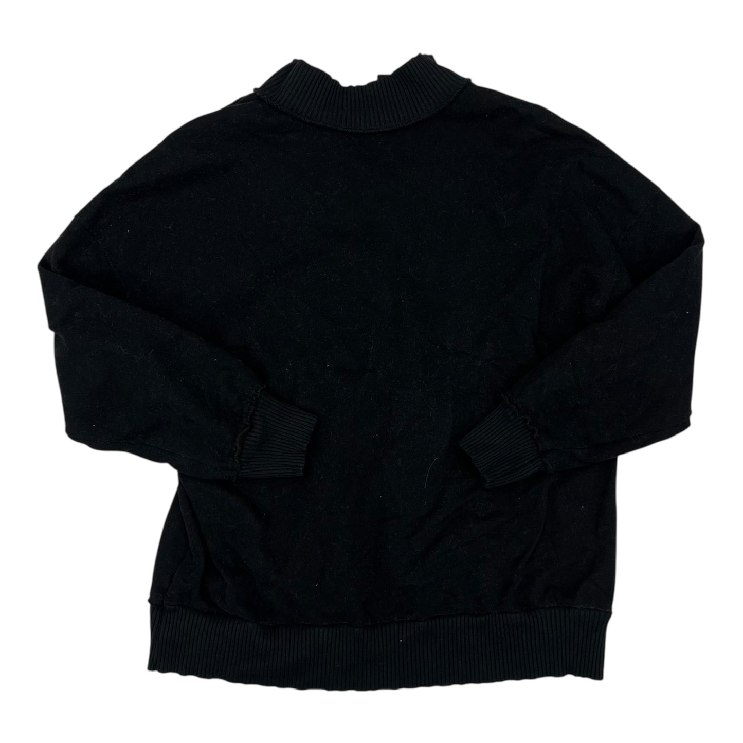 Sweatshirt Collar By Clothes Mentor In Black, Size:2X