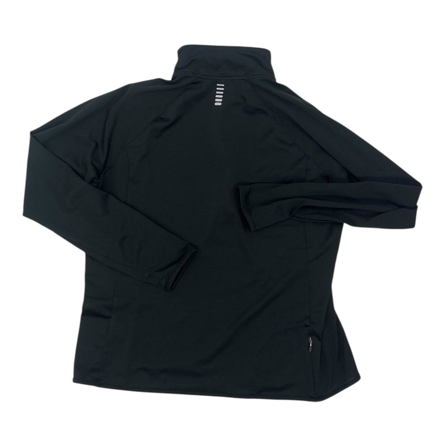 Athletic Top Ls Collar By Under Armour In Black, Size:Xl