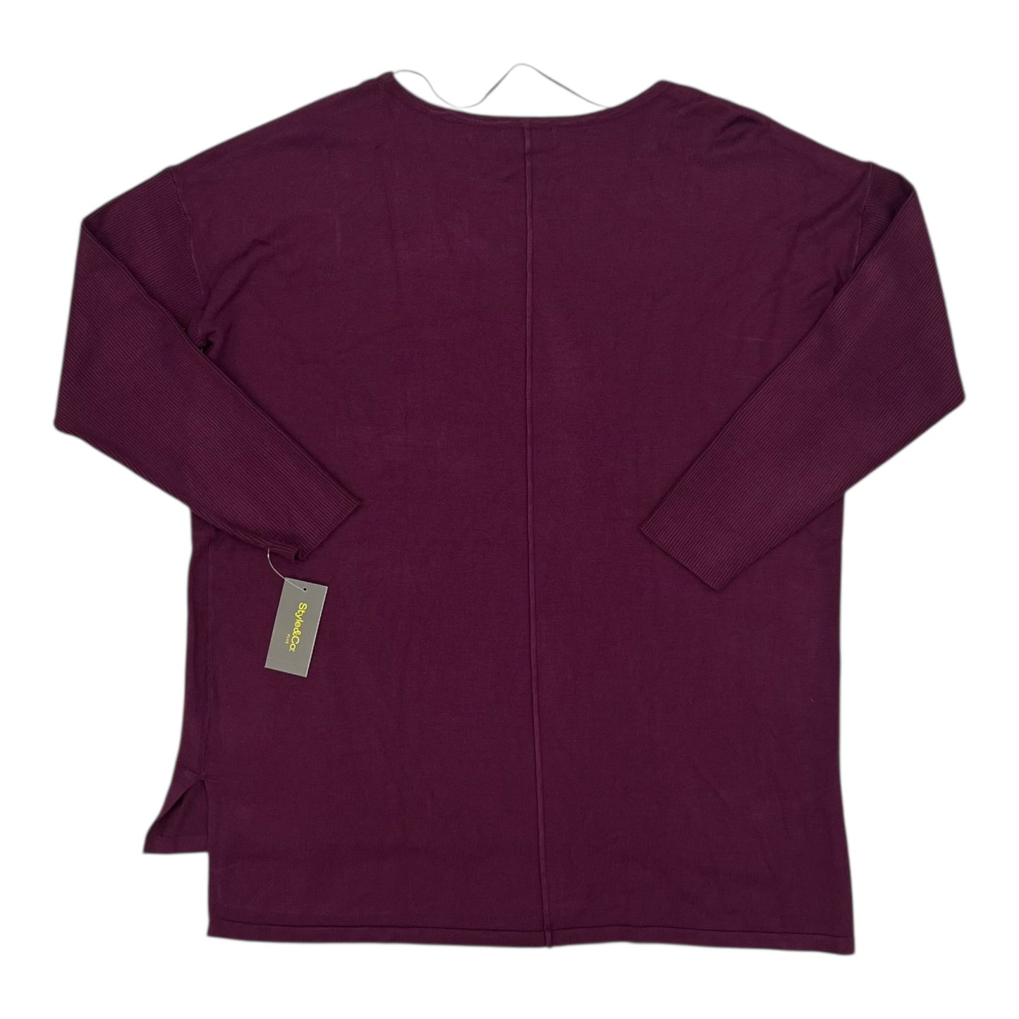 Top Ls By Style And Company In Purple, Size:1X