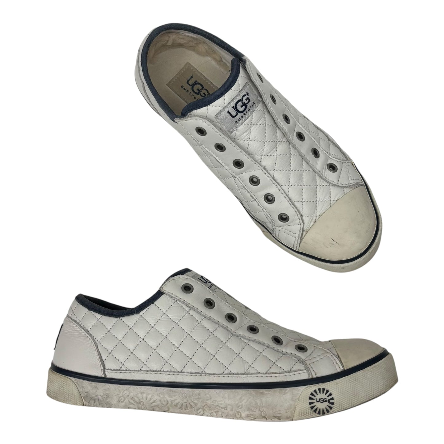 Shoes Designer By Ugg In Cream, Size:7.5