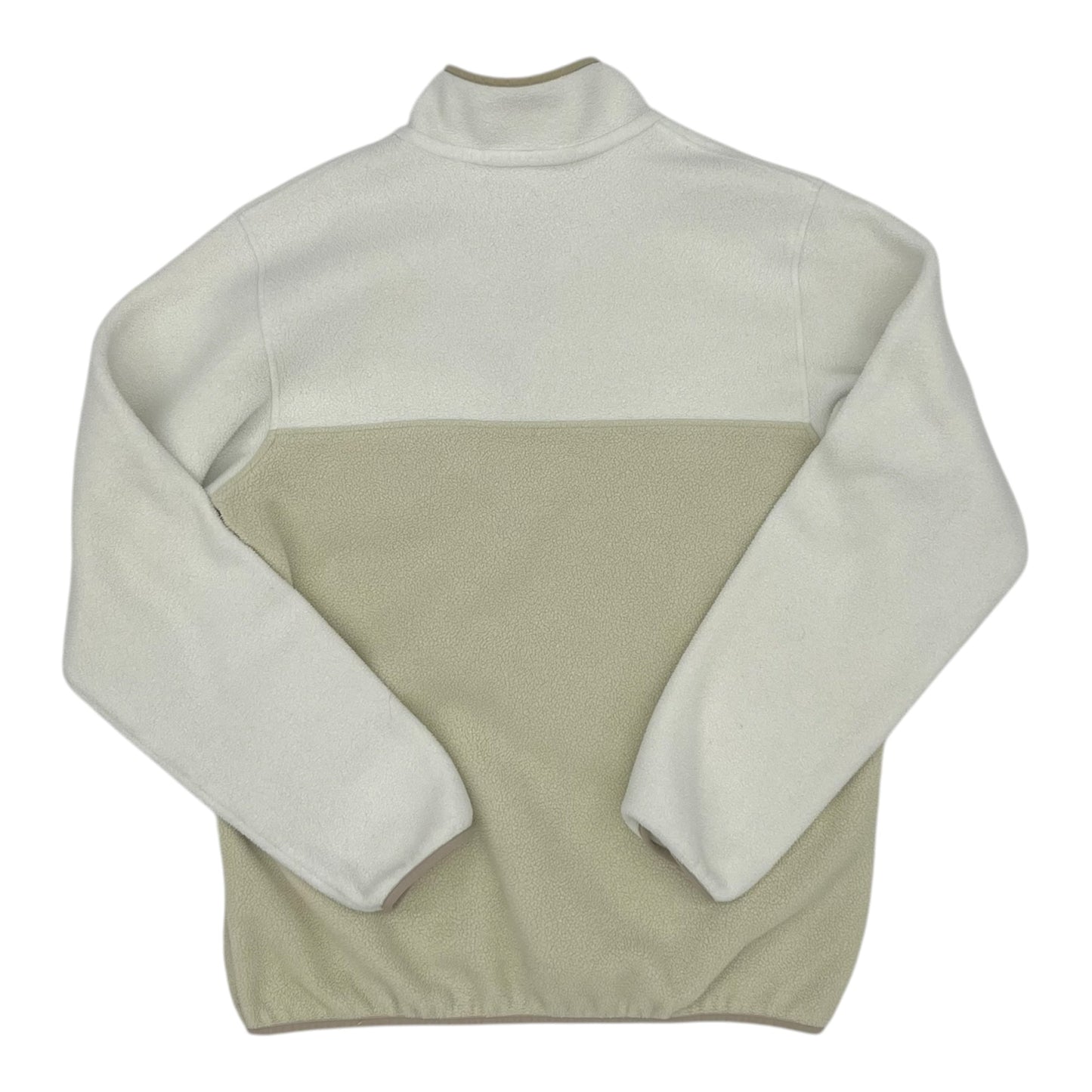 Athletic Sweatshirt Collar By Patagonia In Cream & Tan, Size:L