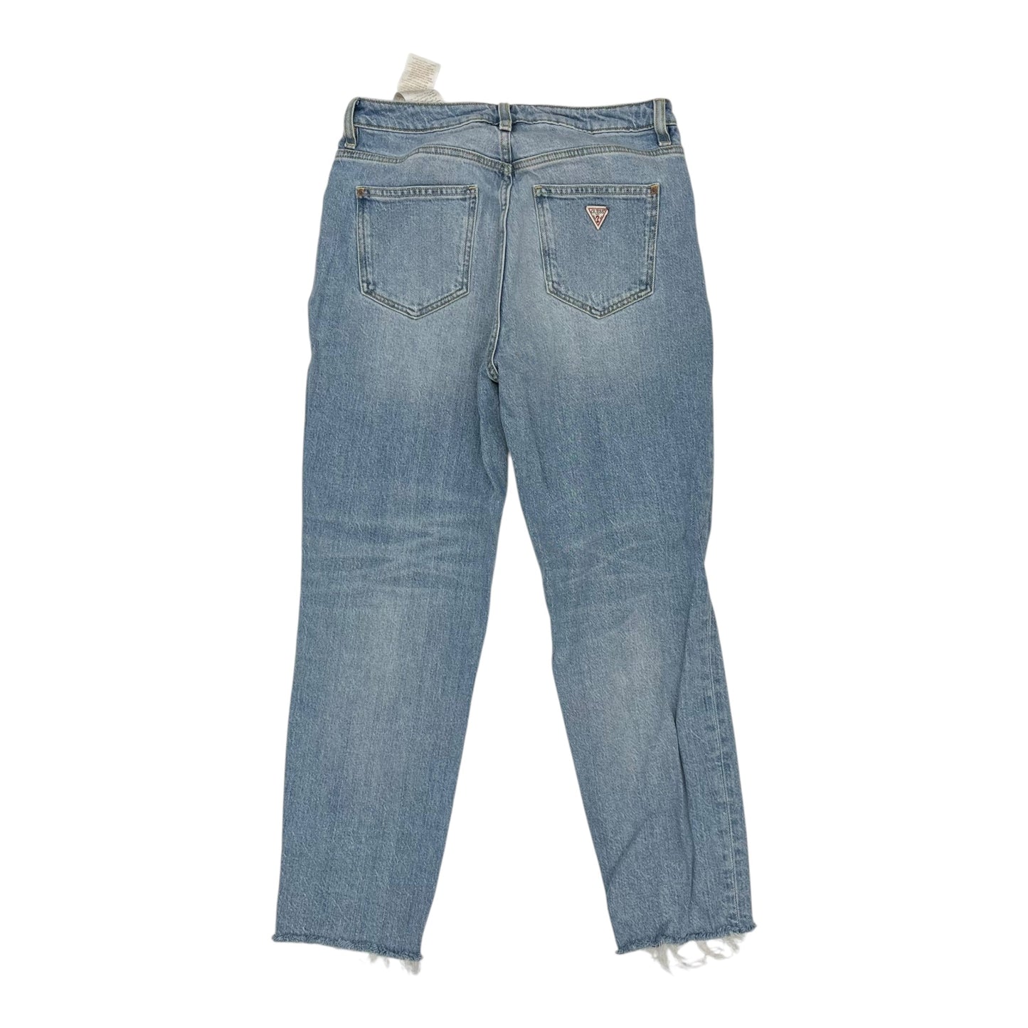 Jeans Straight By Guess In Blue Denim, Size:8
