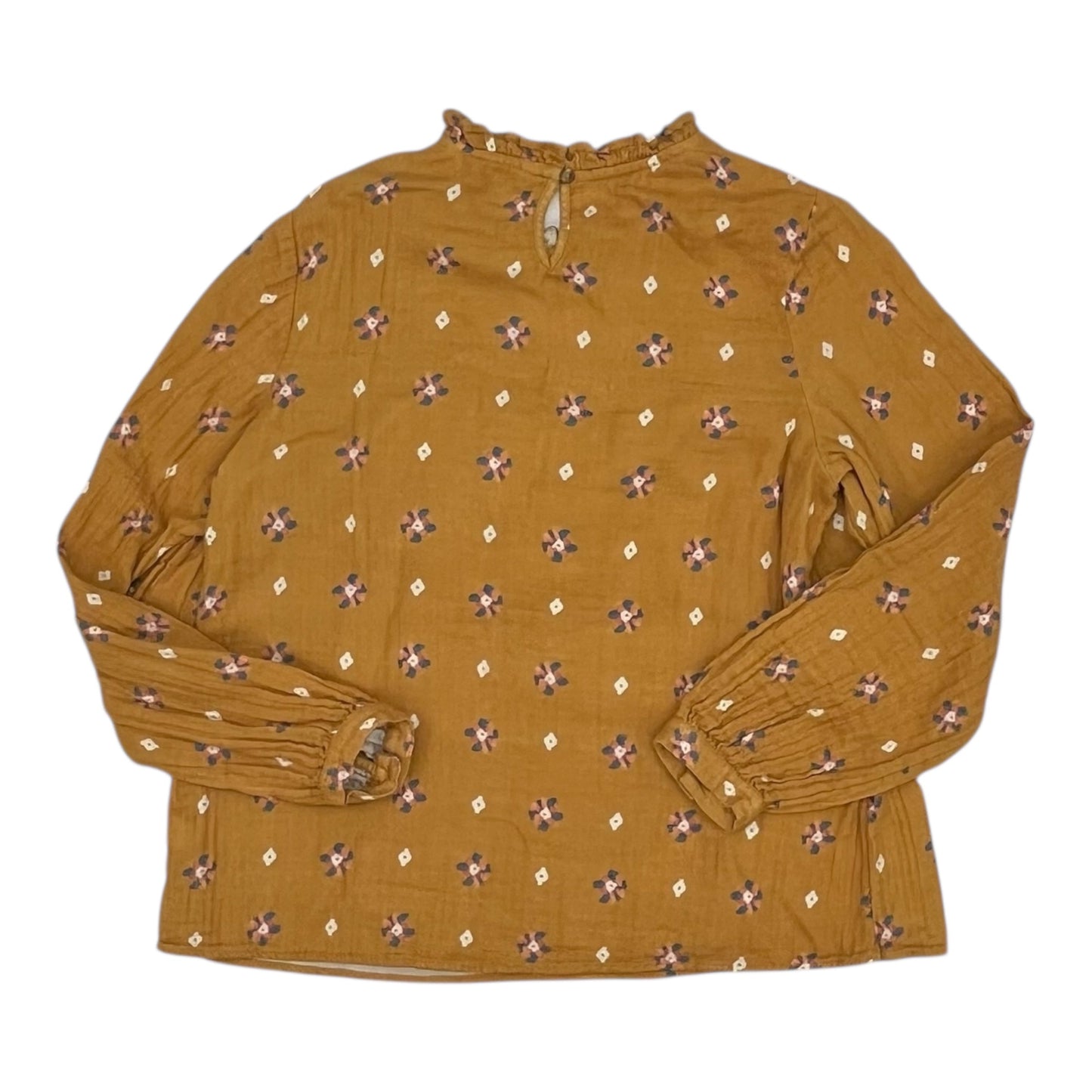 Blouse Ls By Sonoma In Yellow, Size:M