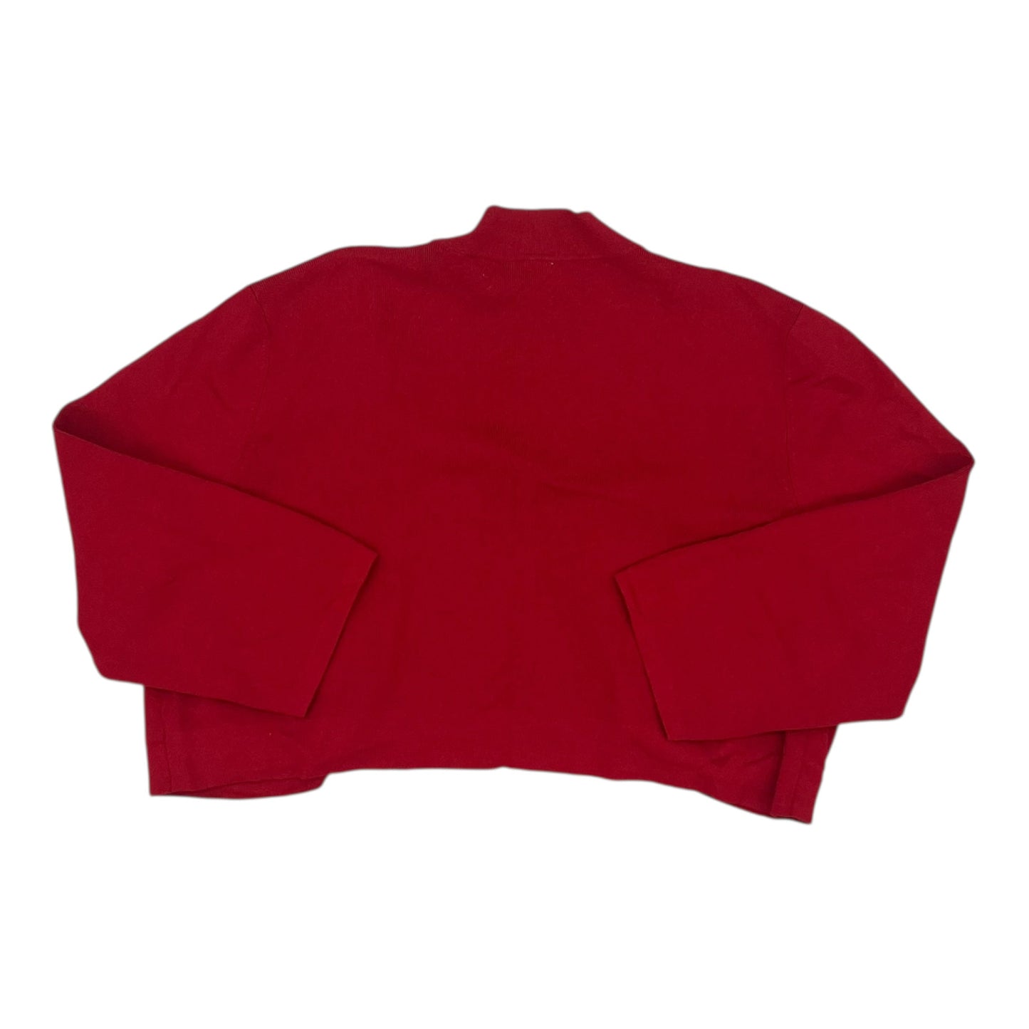Cardigan By Cato In Red, Size:2X