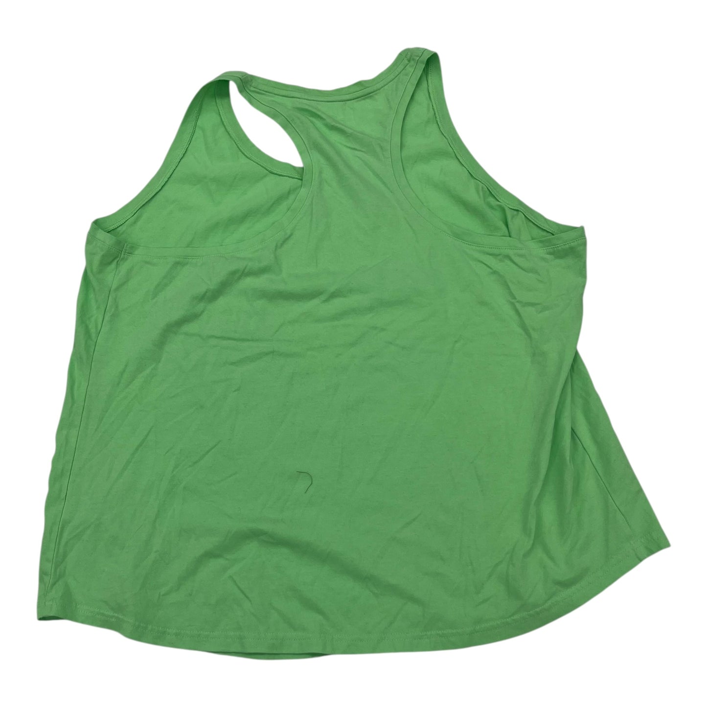 Athletic Tank Top By Tek Gear In Green, Size:1X