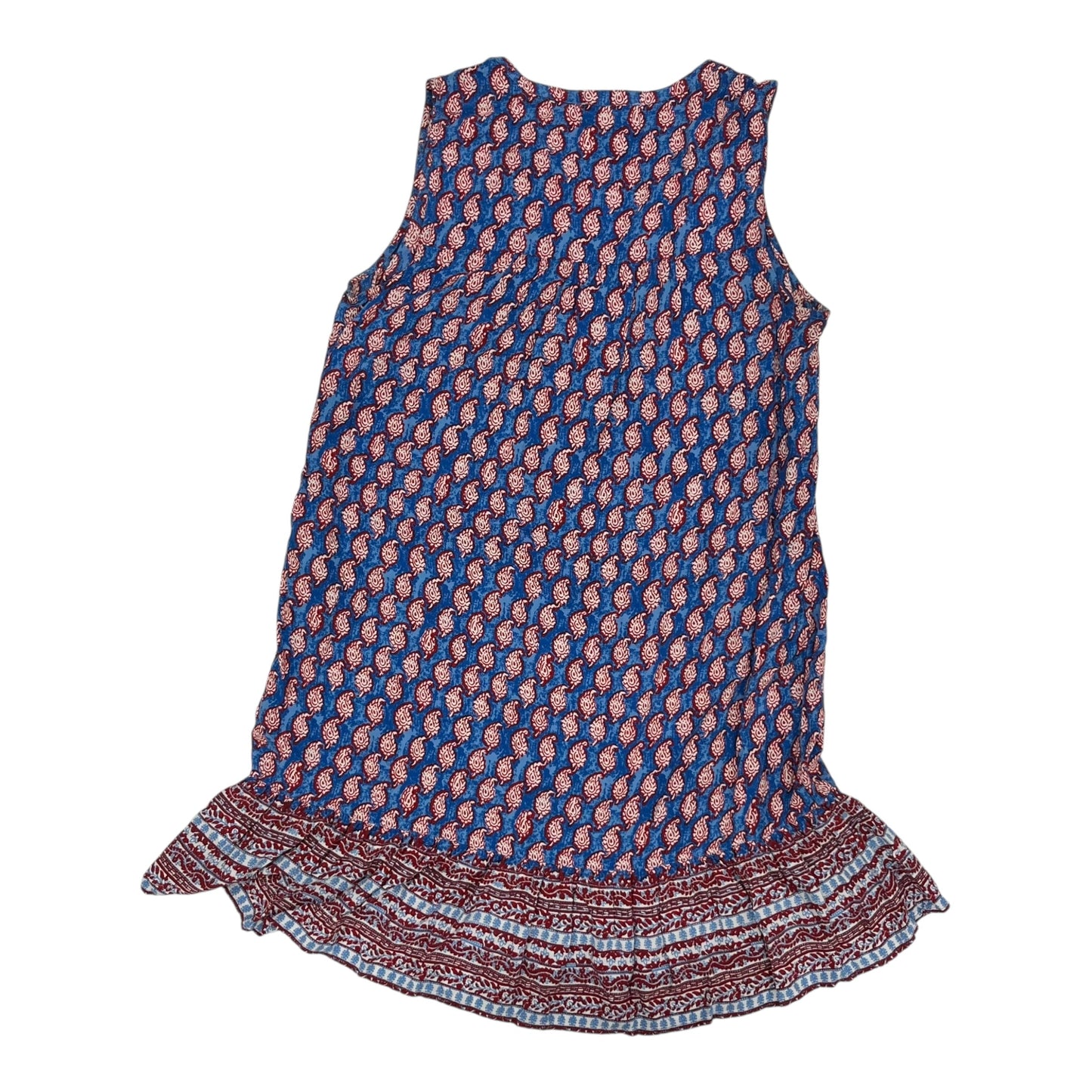 Dress Casual Short By Beachlunchlounge In Blue Red & White, Size:S