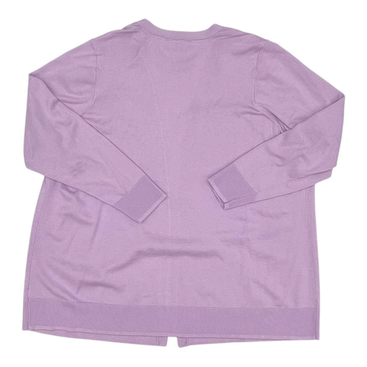 Sweater Cardigan By Lane Bryant In Purple, Size:4X