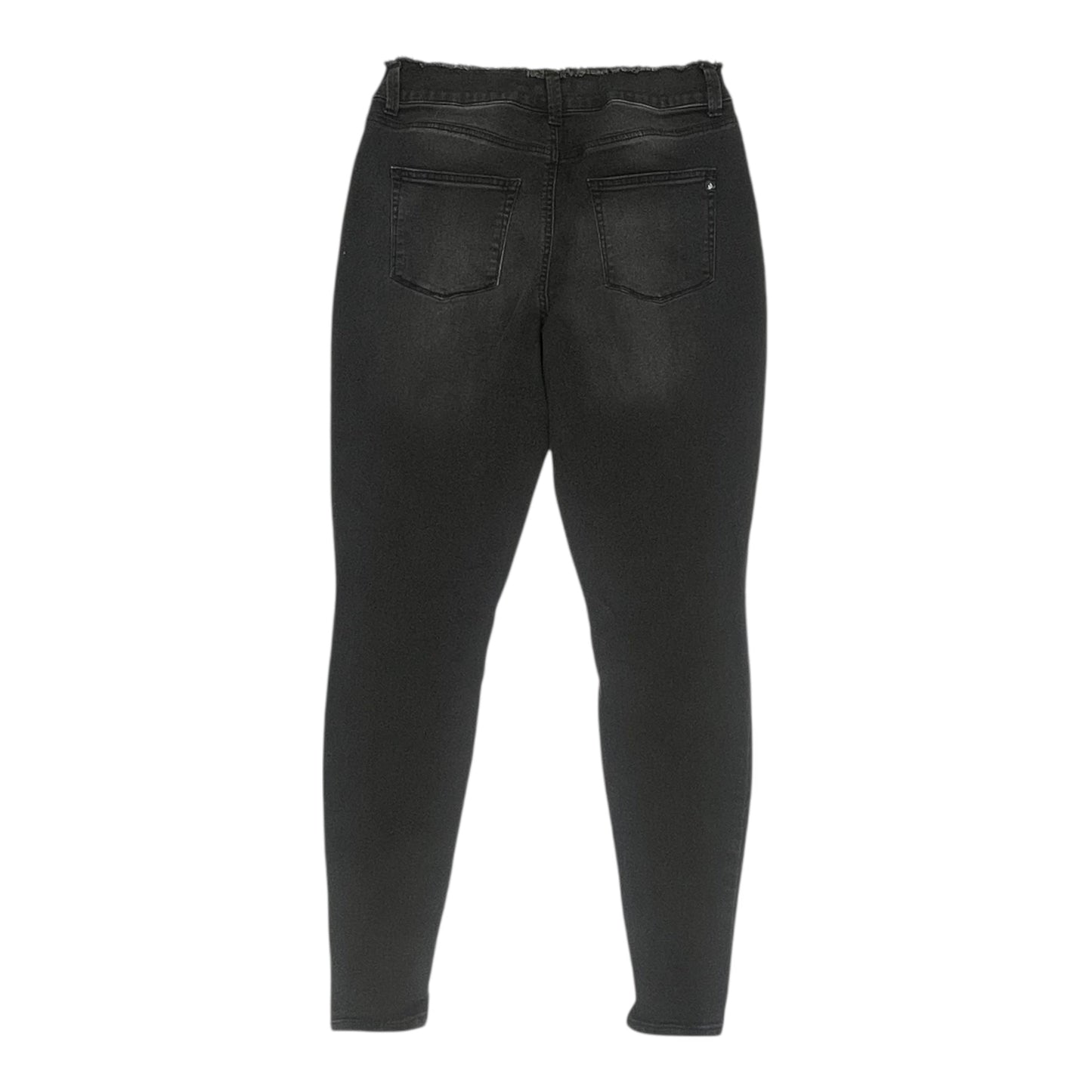 Jeans Straight By Maurices In Black Denim, Size:L