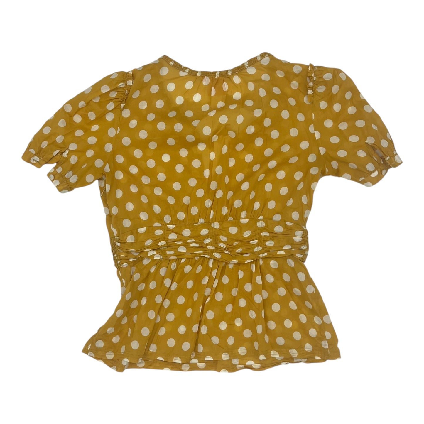 Top Ss Designer By Tory Burch In Yellow, Size:L