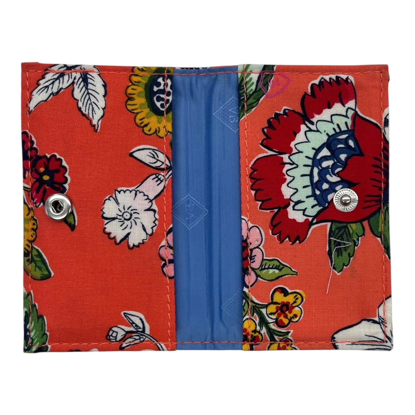 Wallet By Vera Bradley In Orange, Size:Small