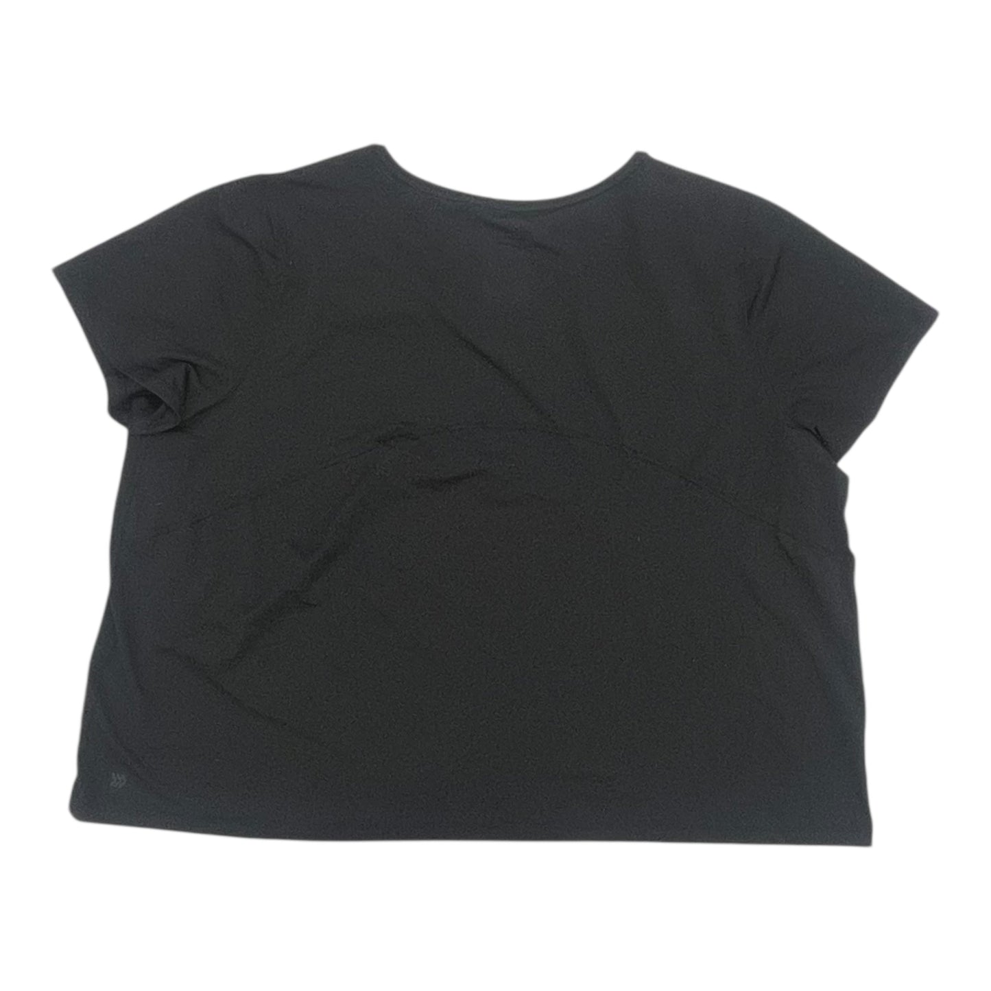 Athletic Top Ss By All In Motion In Black, Size:4X