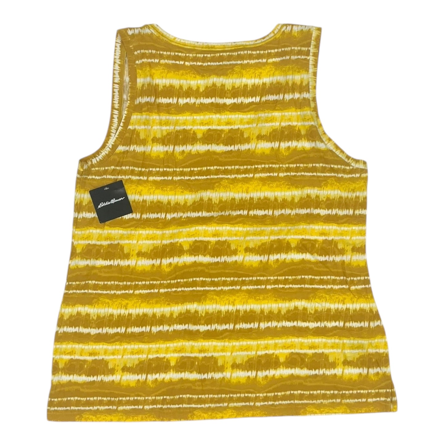 Tank Top By Eddie Bauer In Yellow, Size:L