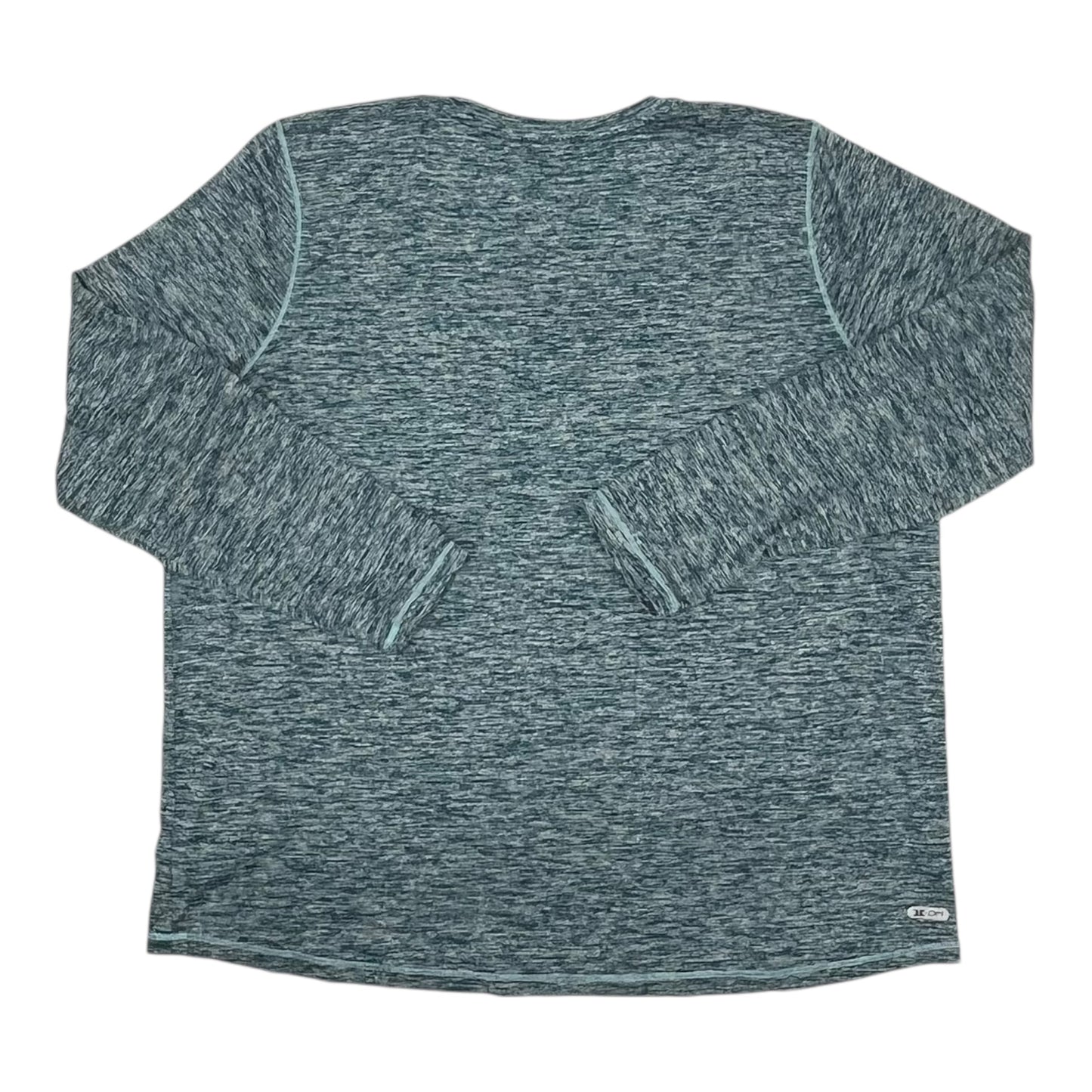 Athletic Top Ls Crewneck By Rbx In Teal, Size:2X