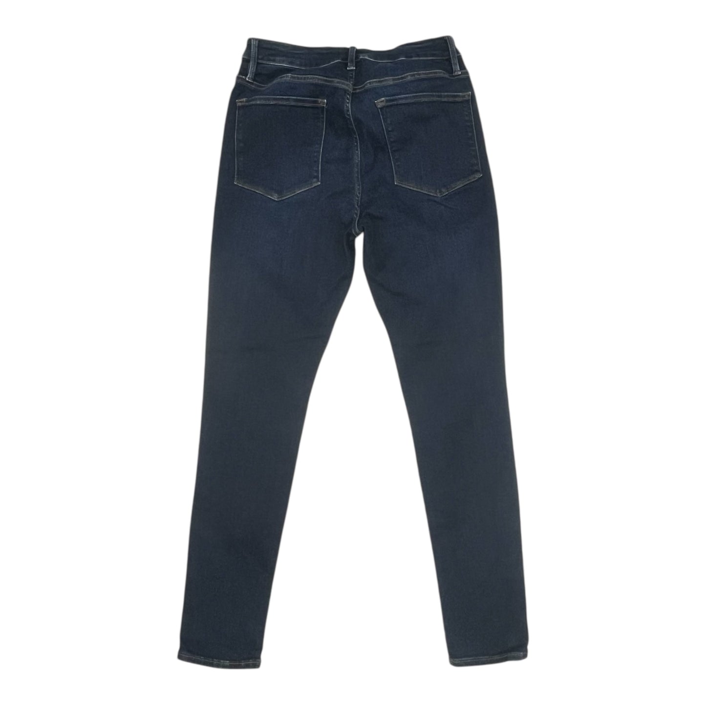 Jeans Skinny By Frame In Blue Denim, Size:2