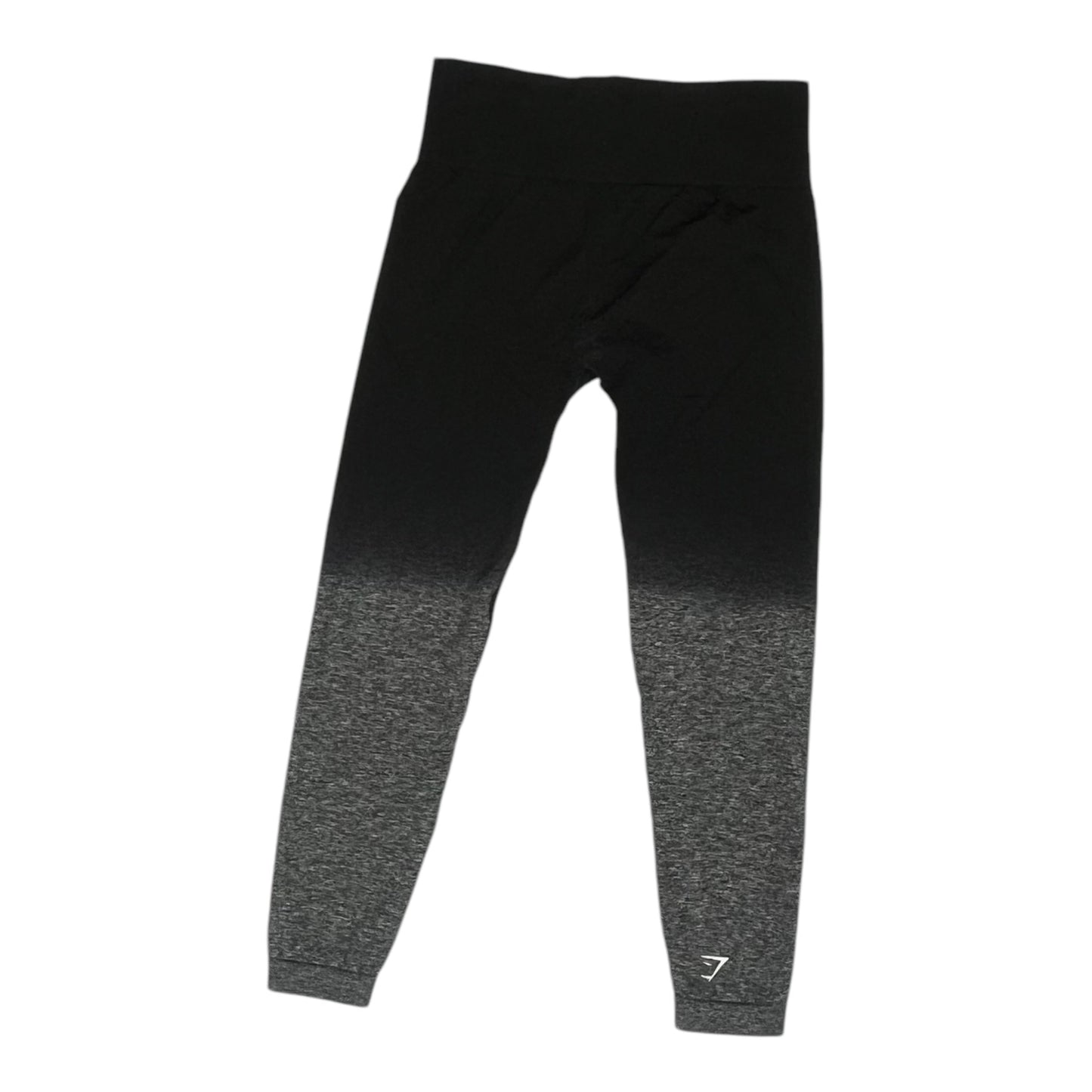 Athletic Leggings Capris By Gym Shark In Black & Grey, Size:L