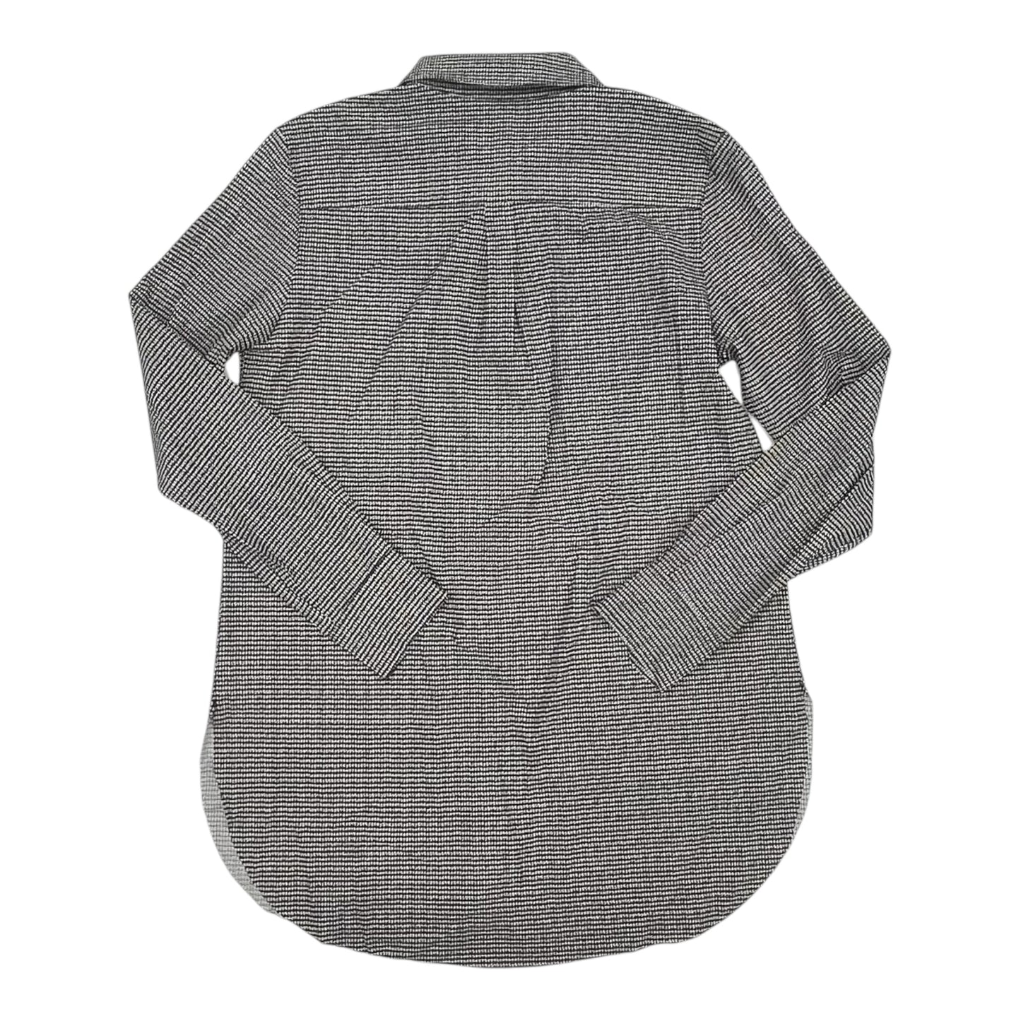 Blouse Ls By Lysse In Black & White, Size:S