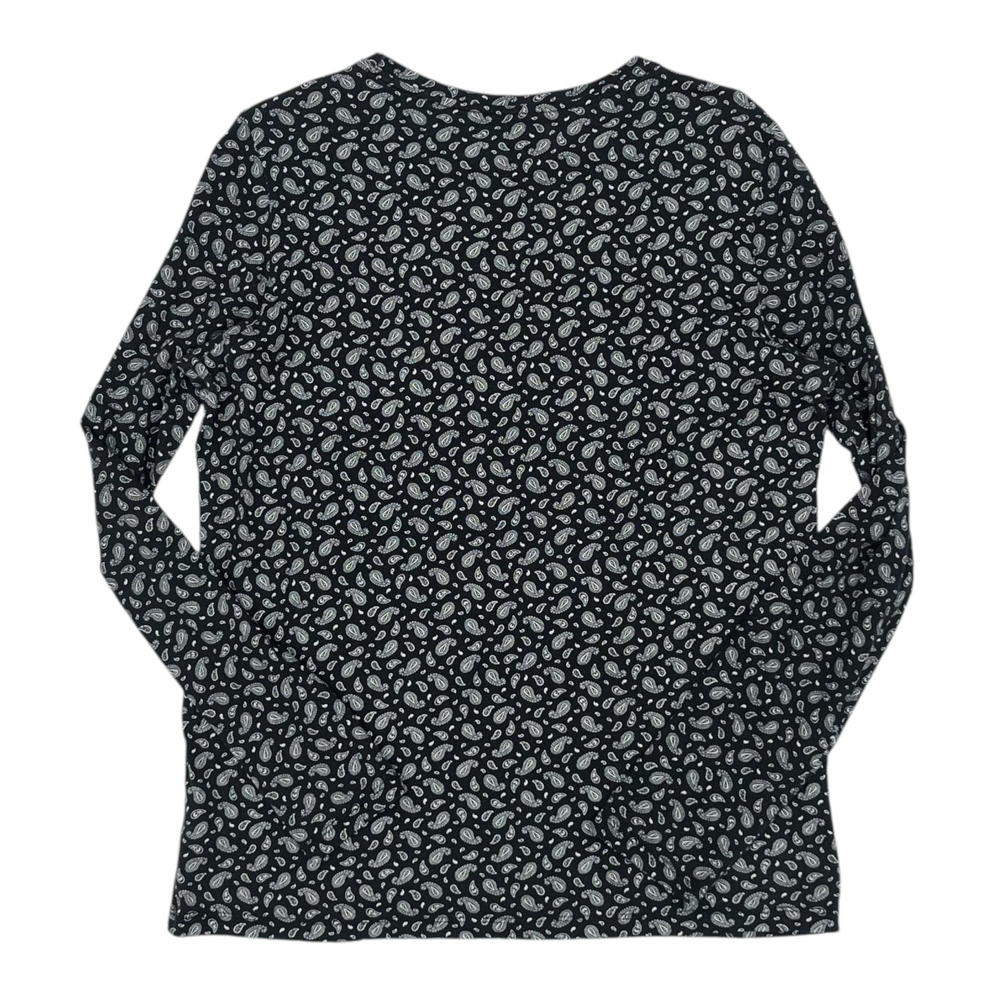 Top Ls By Lands End In Black, Size:M