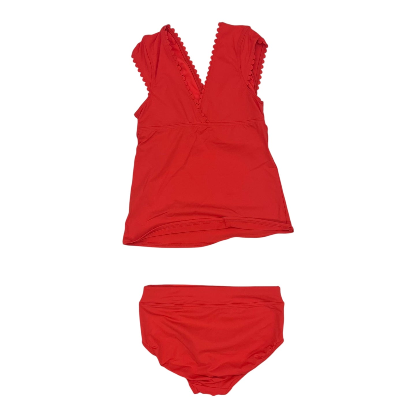 Swimsuit 2Pc By Lands End In Orange, Size:Xs