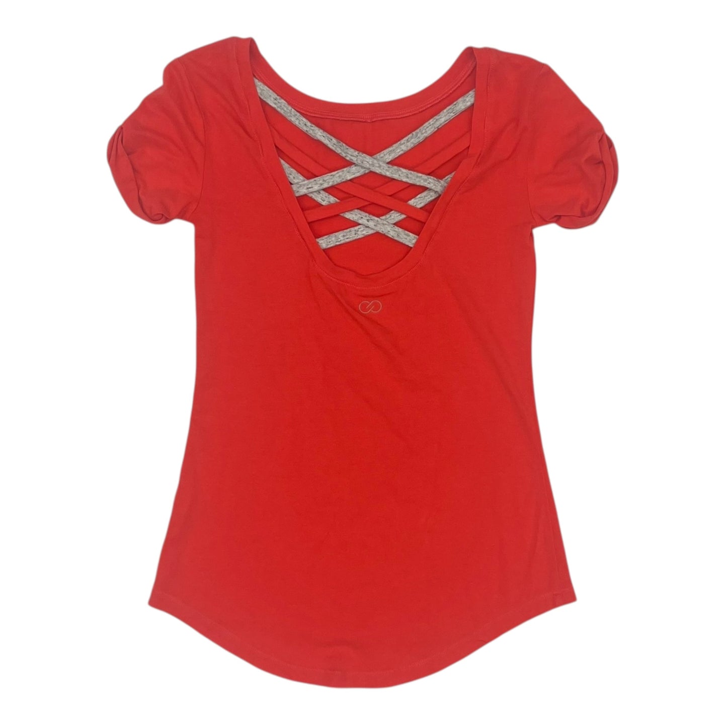Athletic Top Ss By Calia In Red, Size:Xs