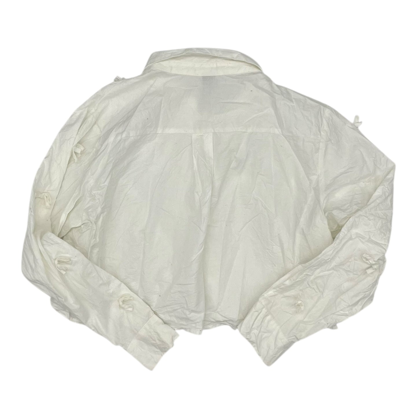 Blouse Ls By Wild Fable In White, Size:Xl