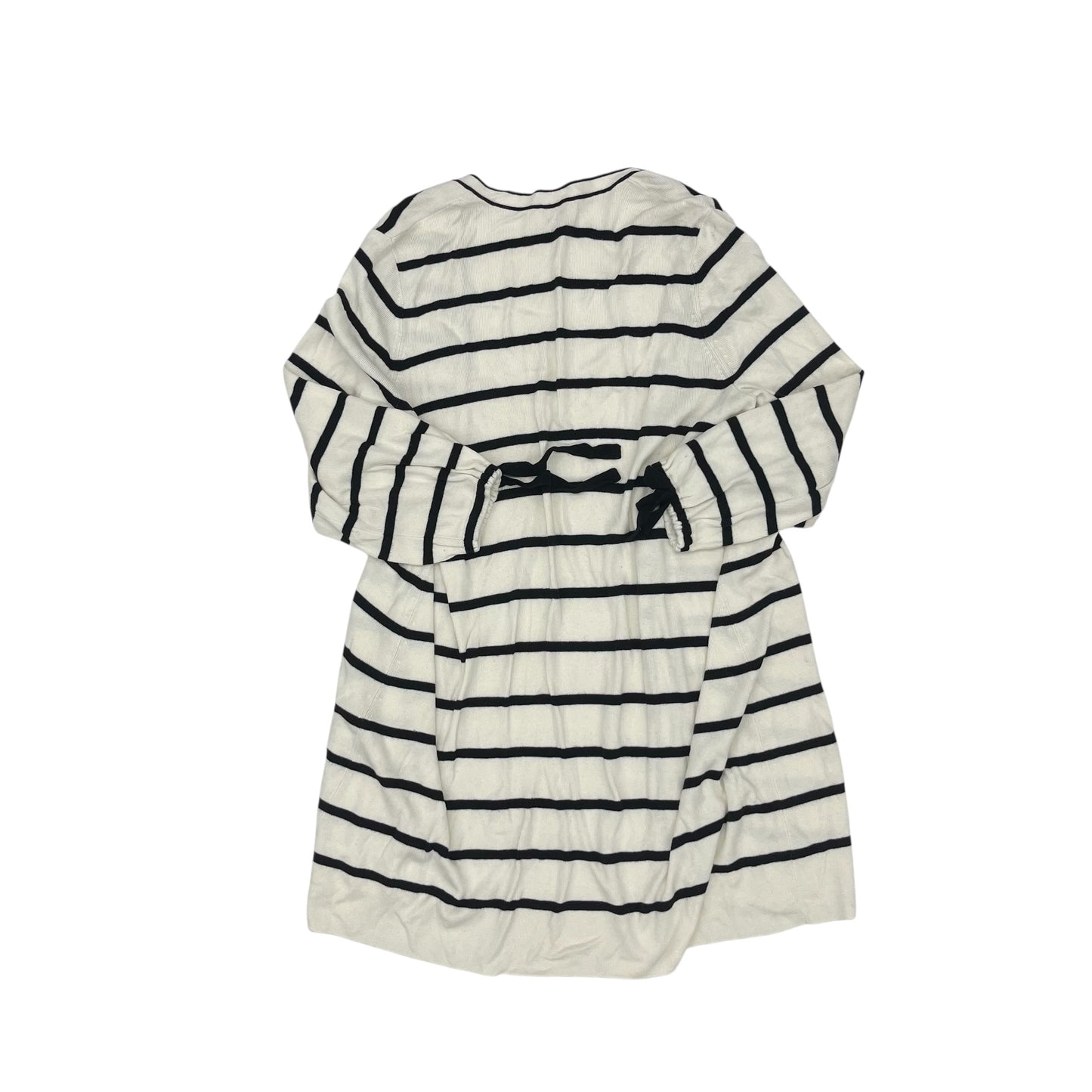 Cardigan By Talbots In Black & Cream, Size:1X