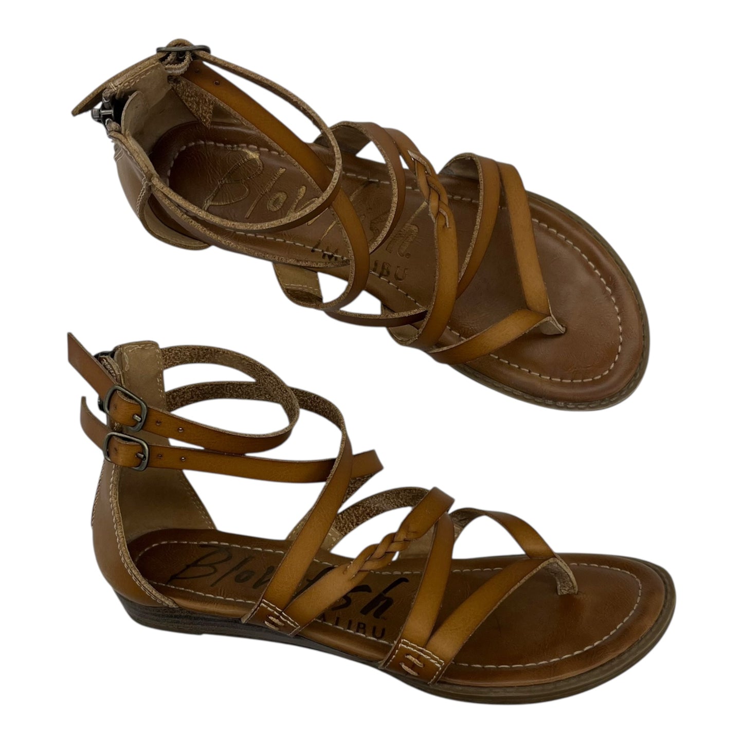 Sandals Flats By Blowfish In Brown, Size:7