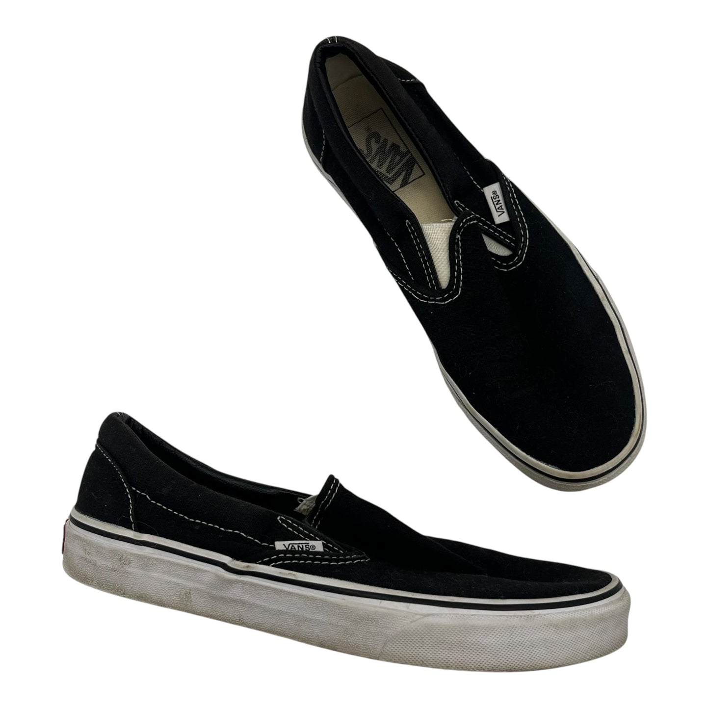 Shoes Sneakers By Vans In Black, Size:9.5